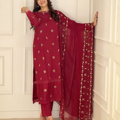 Deep maroon