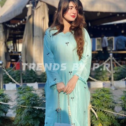 2PC Lawn Embroidered Dress
